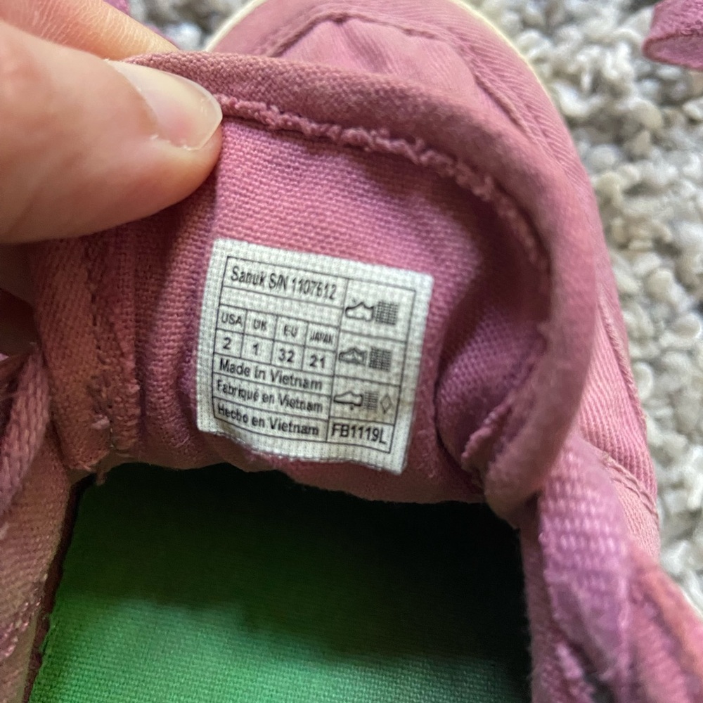 Sanuk Unisex-Child Lil Vagabond Lace Sneaker size 2 - Picture 11 of 12